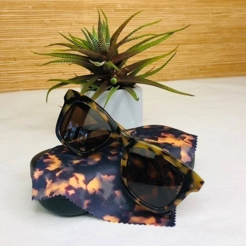 NEW KOMONO sunglasses Allen Tortoise Demi brown tan